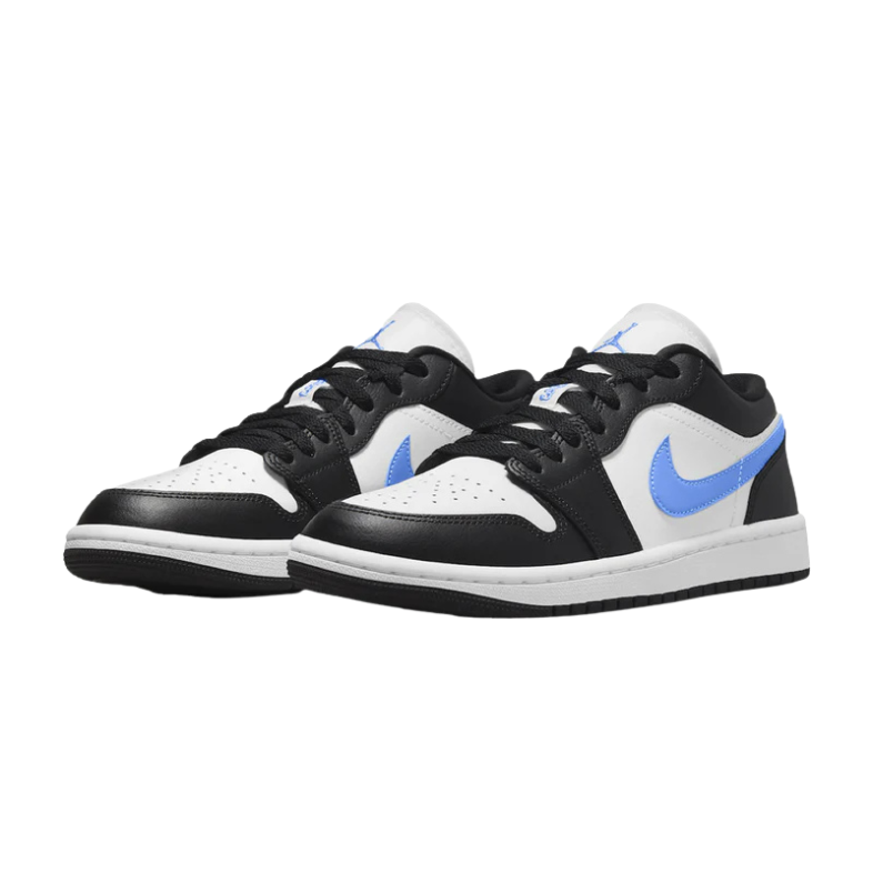 Air Jordan 1 Low Black University Blue White (WMNS)