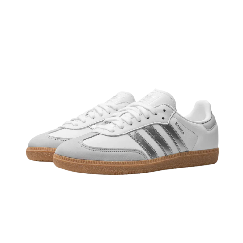 Adidas Samba OG White Silver Metallic Grey (W)