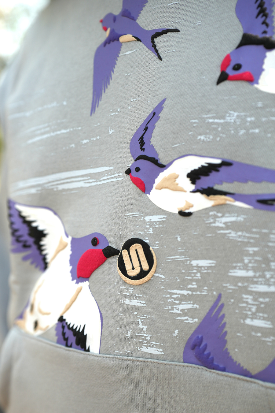 Sullitt RISE ABOVE GREYWINGS HOODIE