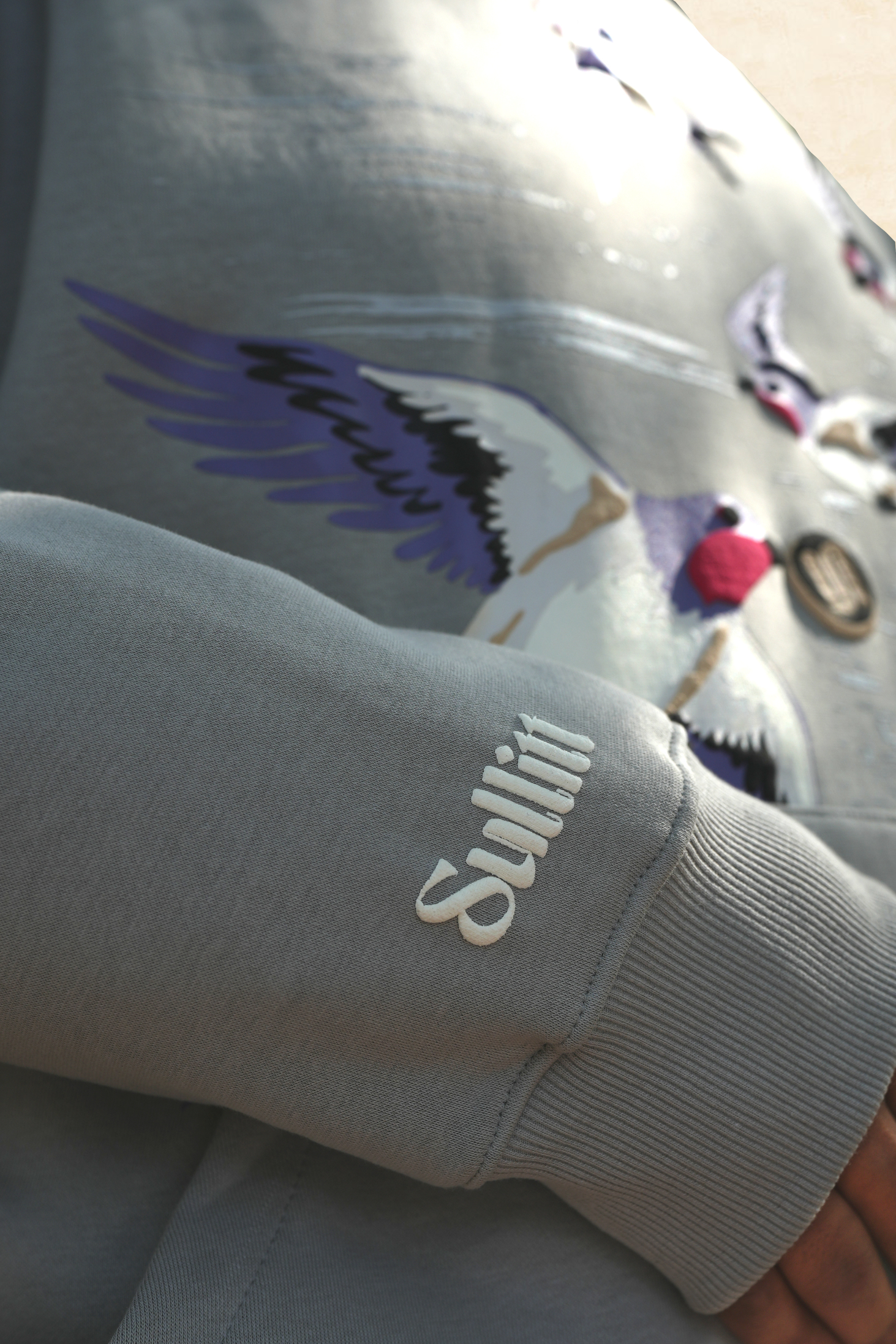 Sullitt RISE ABOVE GREYWINGS HOODIE