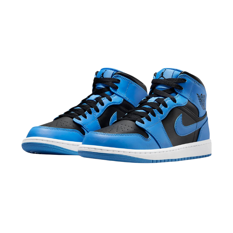 Air Jordan 1 Mid University Blue Black