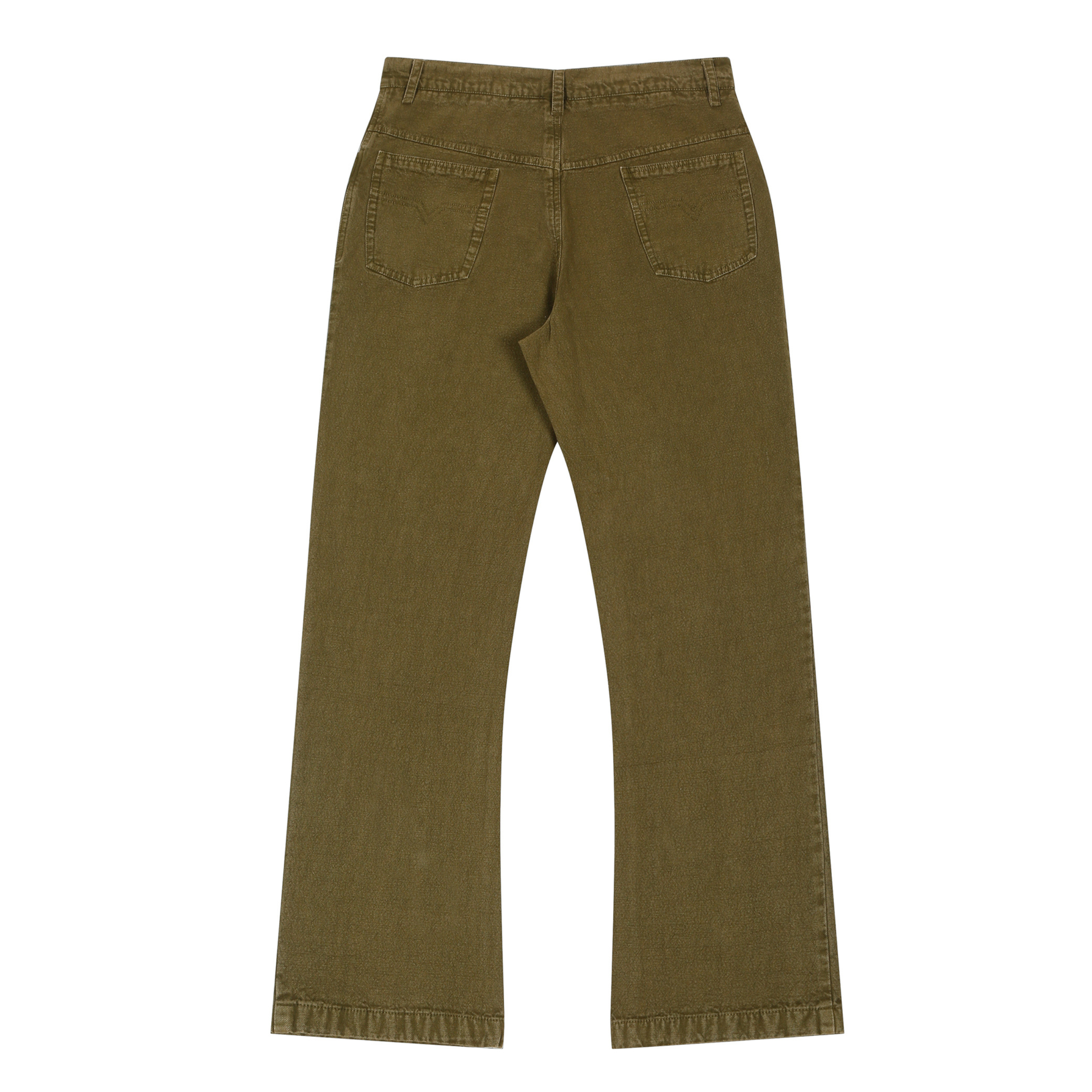 Green Straight Fit Jeans