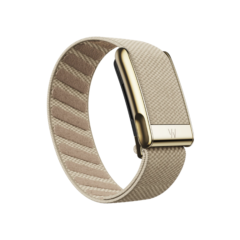 WHOOP 5.0 MG DEVICE WITH SUPERKNIT LUXE OBSIDIAN WITH TITANIUM BAND (12 MONTH LIFE SUBSCRIPTION INCLUDED)