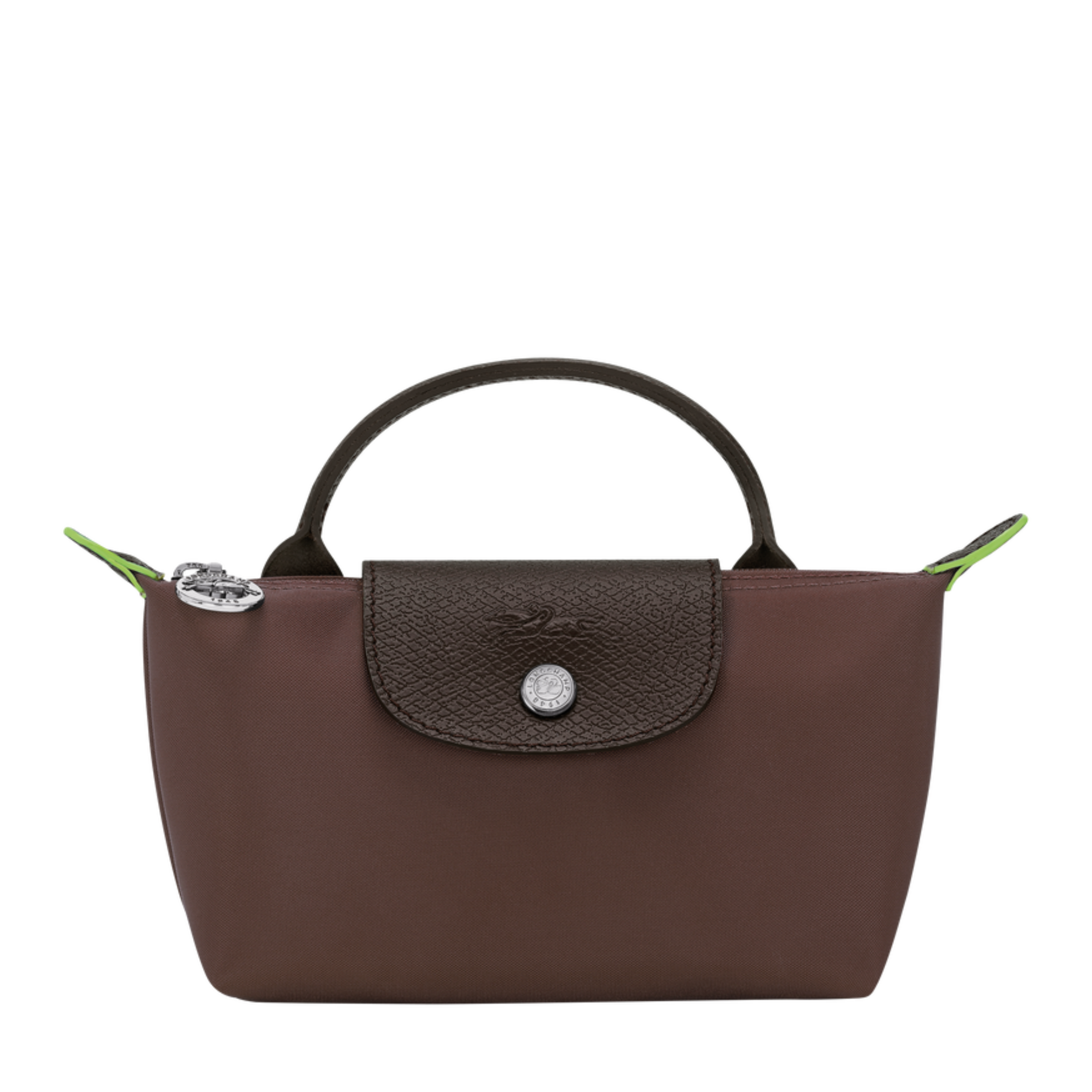 LONGCHAMP Le Pliage Green Pouch with handle