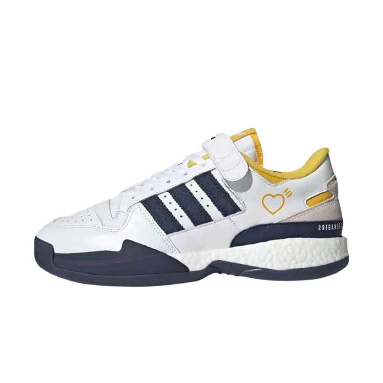 Human Made x adidas Forum Low Hazy Yellow Navy
