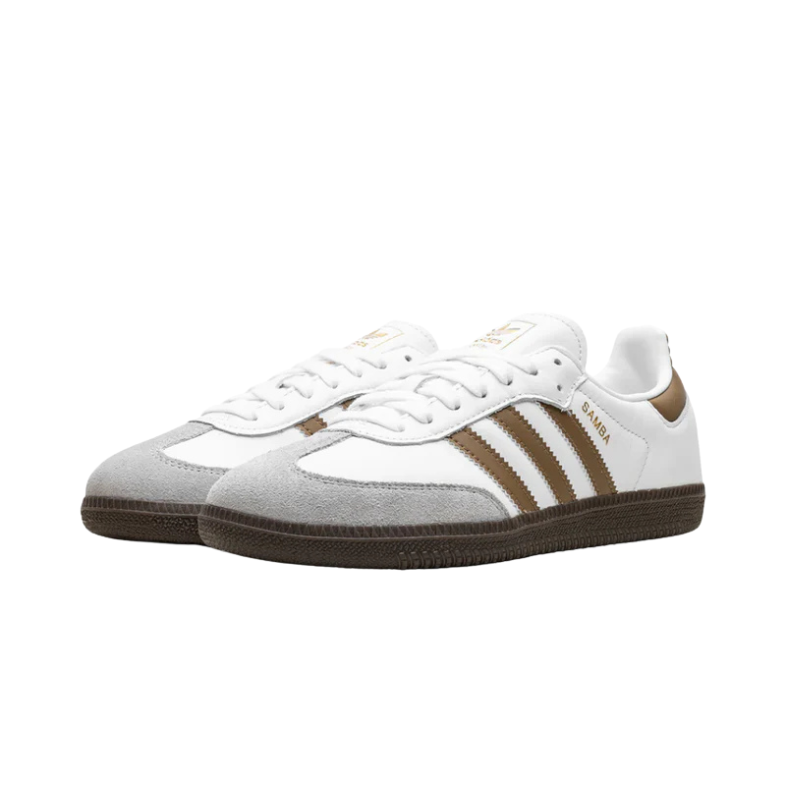 Adidas Samba OG Cloud White Brown Desert