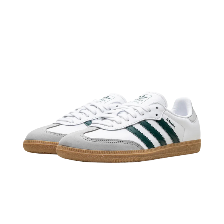 Adidas Samba OG White Collegiate Green Gum (W)