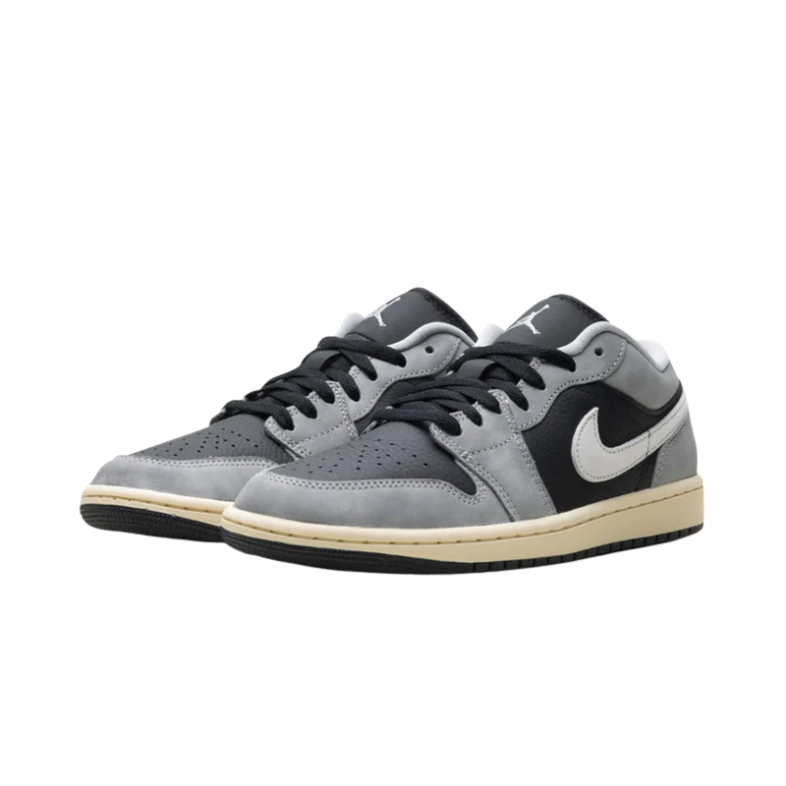 Air Jordan 1 Low Light Smoke Grey Off Noir