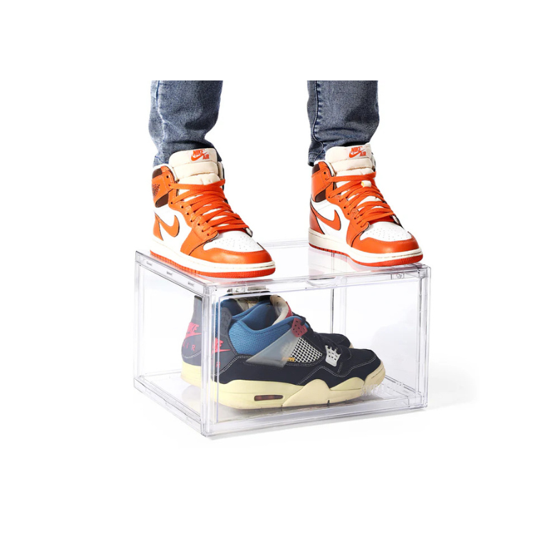 Stack'Em Sneaker Crates | Clear (Side Drop)