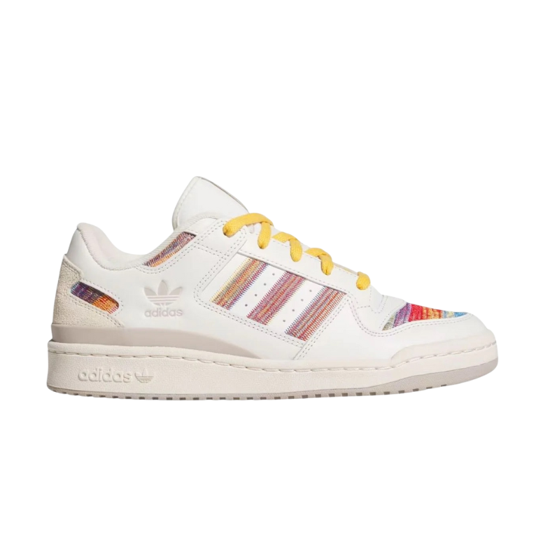 Adidas Forum Low CL Serape Pack - White Scarlet Blue Bird