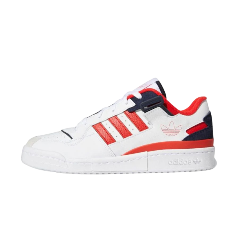 Adidas Forum Exhibit Low Cloud White Red