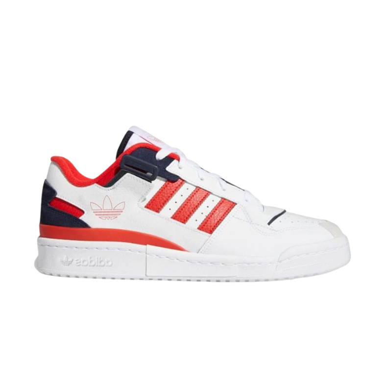 Adidas Forum Exhibit Low Cloud White Red
