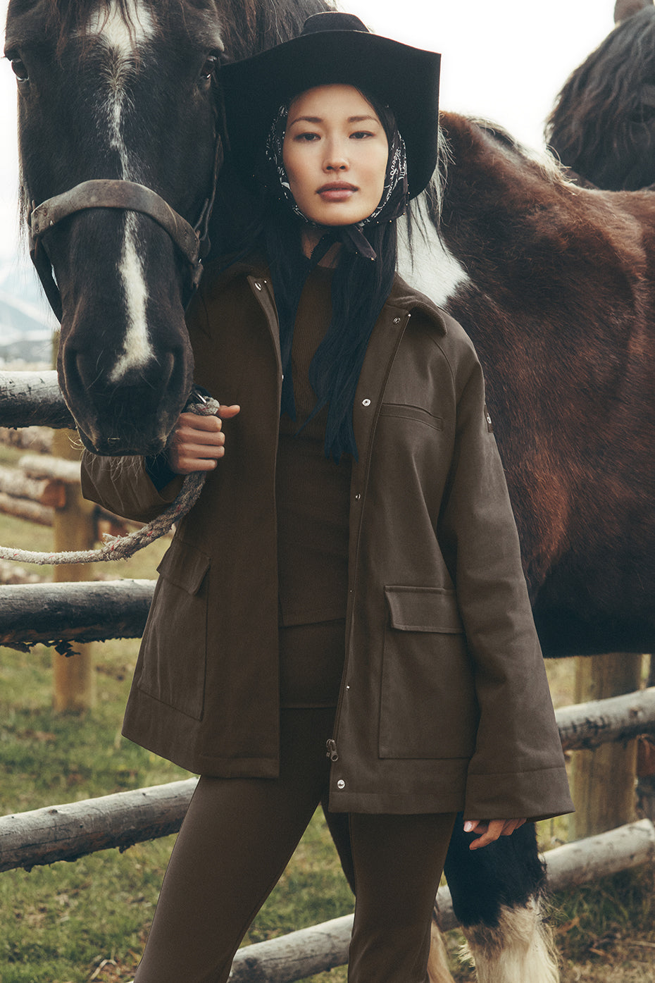 Alo Yoga Twill Barn Jacket - Espresso