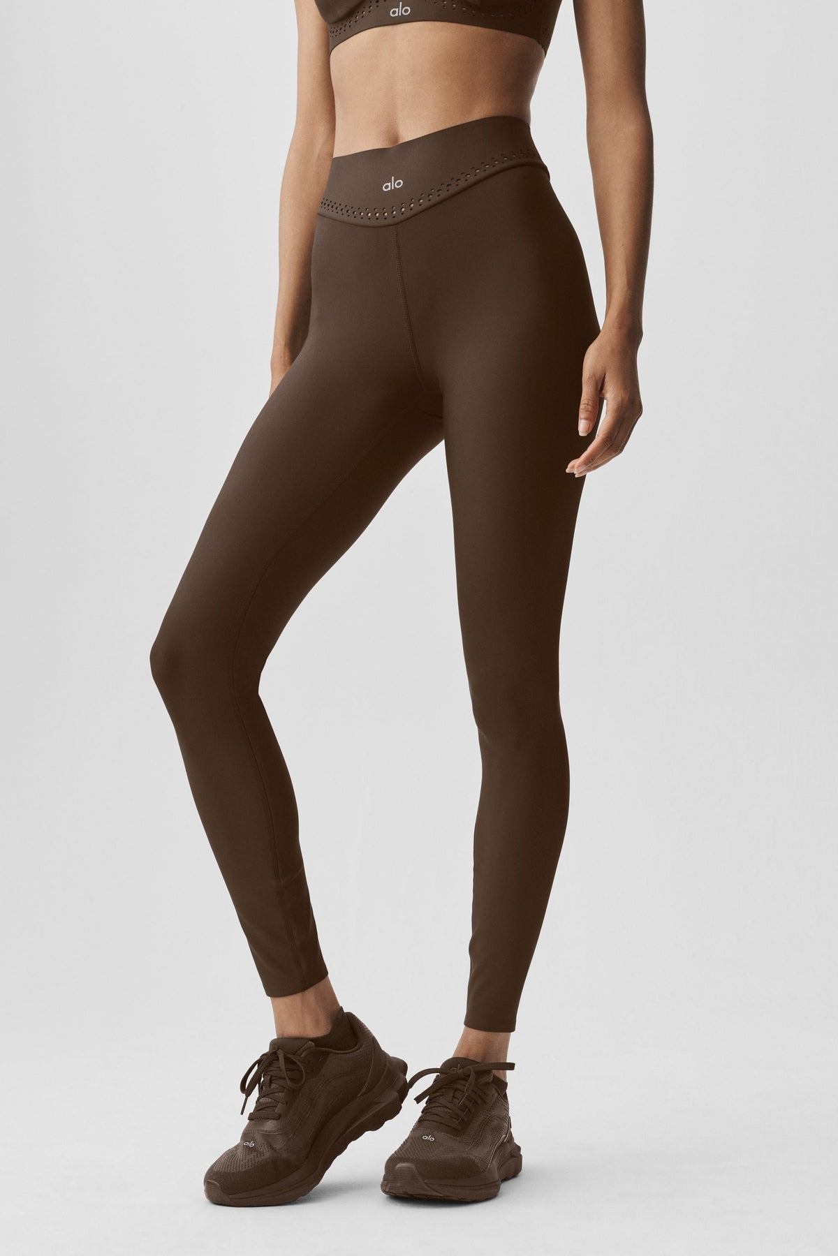 Alo Yoga Airlift High-Waist Superstar Legging - Espresso