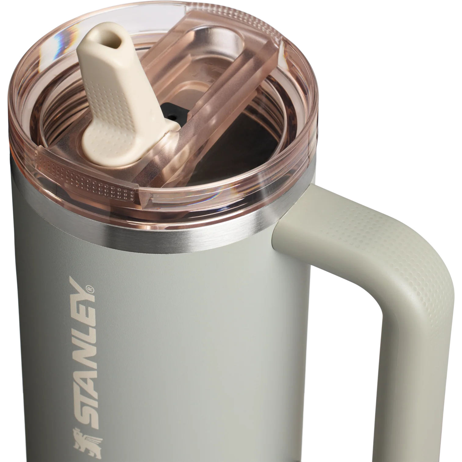 The Quencher ProTour Flip Straw Tumbler Sage Grey 30 OZ