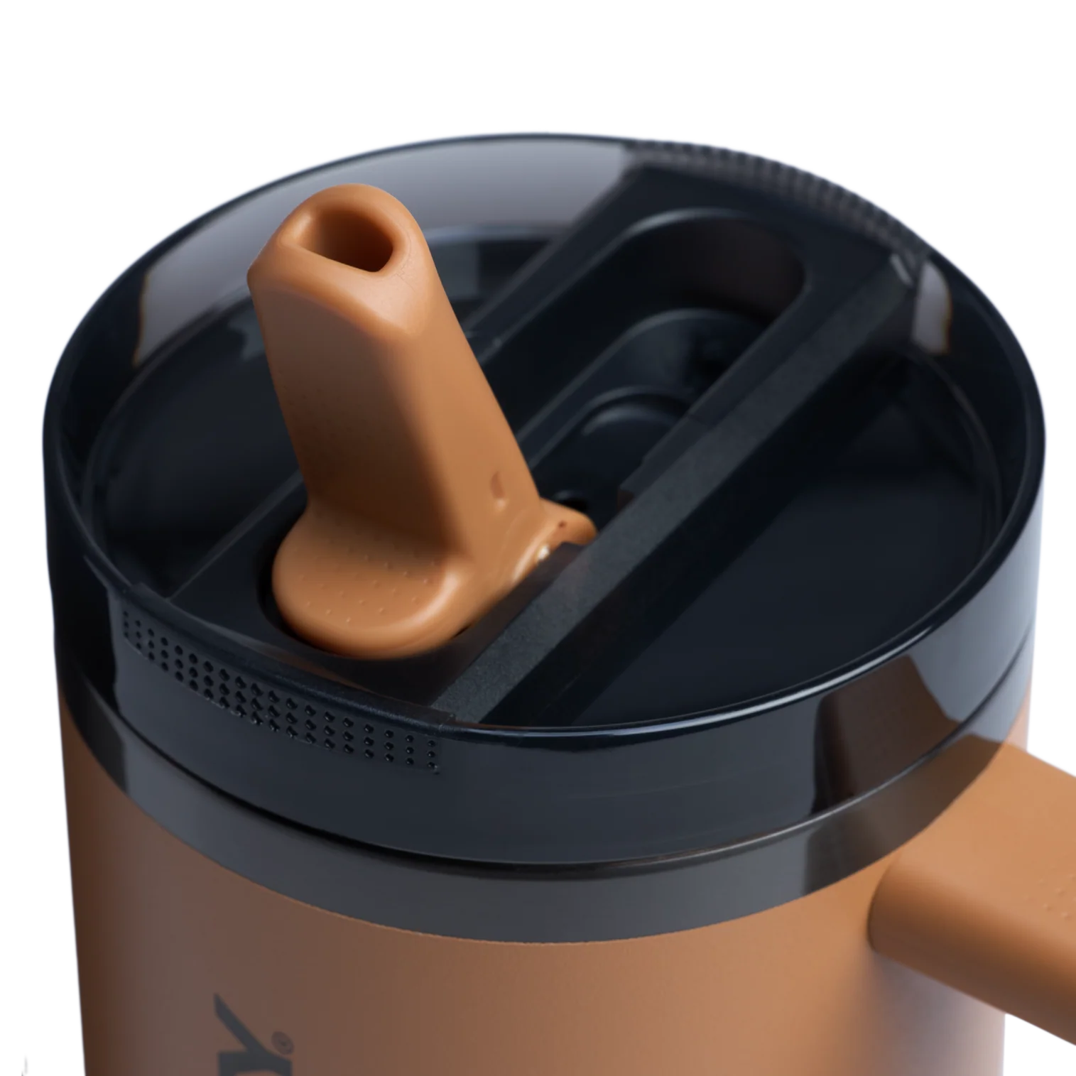 The Quencher ProTour Flip Straw Tumbler Camel 30 OZ