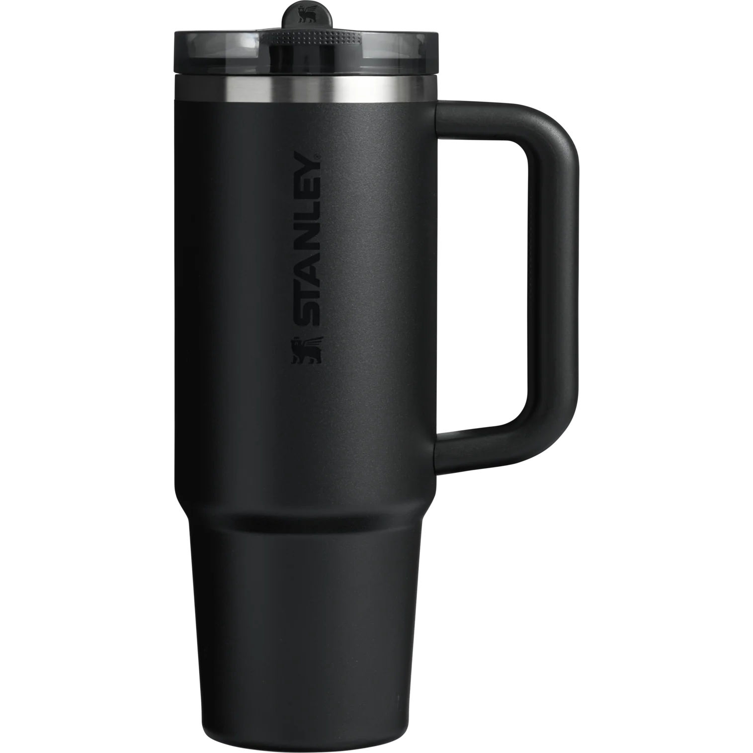 The Quencher ProTour Flip Straw Tumbler Black 2.0 30 OZ