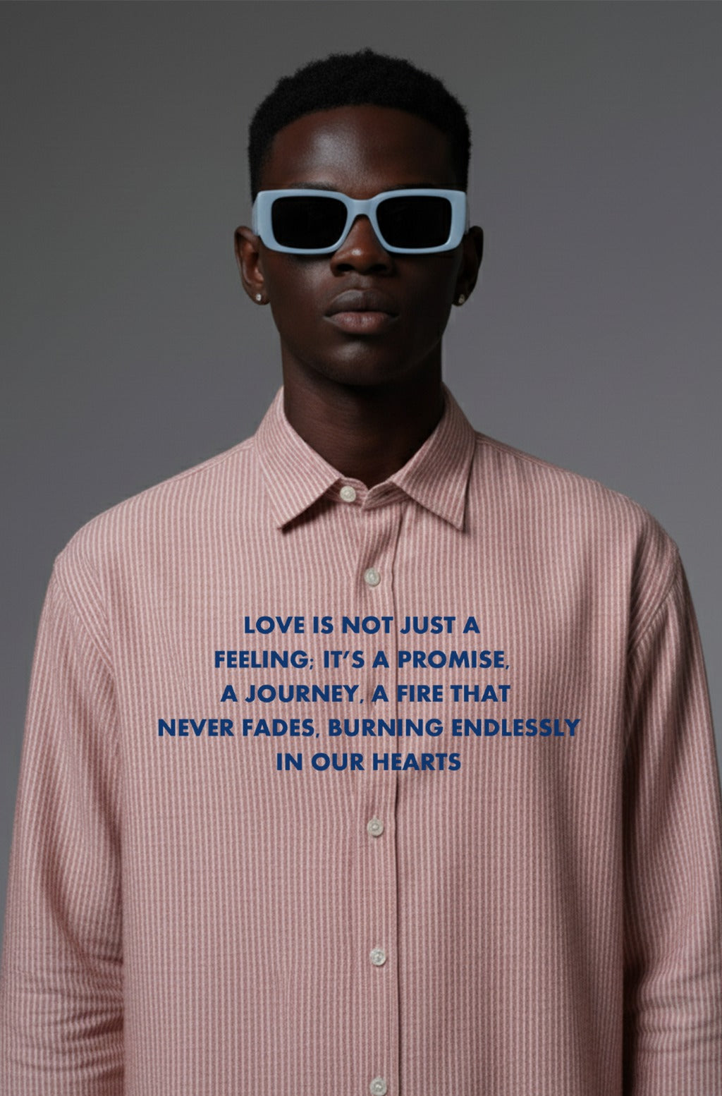 Sullitt Red Stripe Pure Cotton Statement Shirt