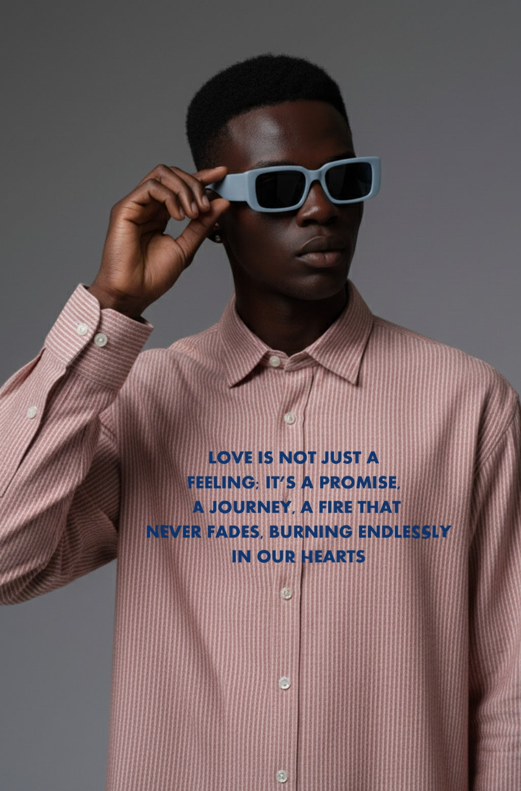 Sullitt Red Stripe Pure Cotton Statement Shirt