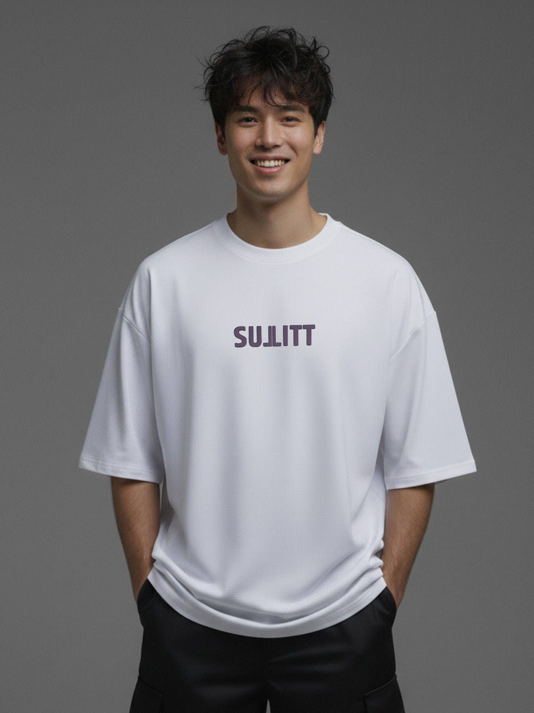 WILD DEER WHITE OVERSIZED T-SHIRT