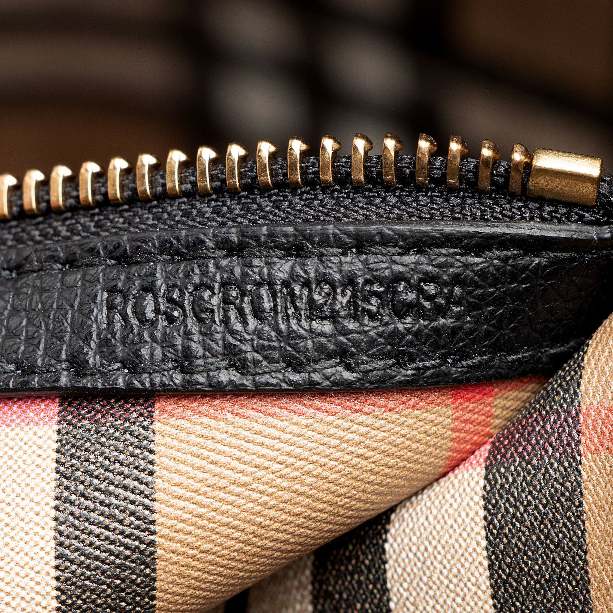 Burberry Leather Crest Small Tote