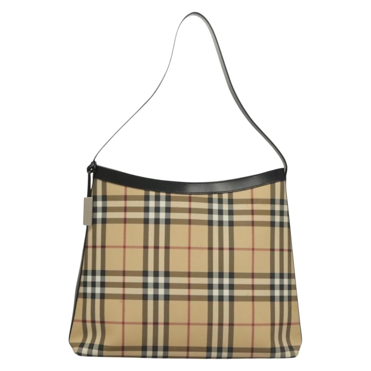 Burberry Nova Check Pvc Shoulder Bag (Pre-Owned)