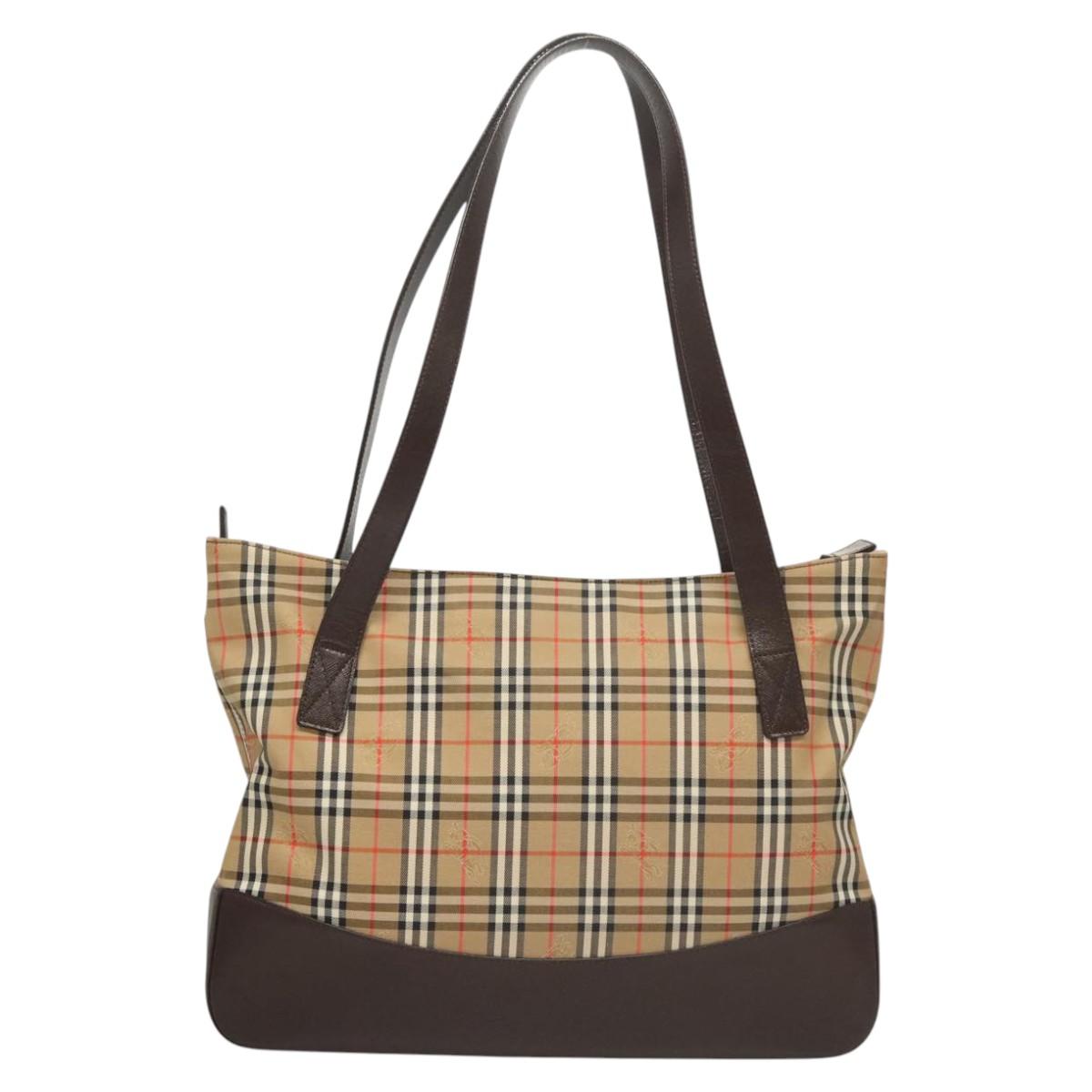 Burberry Nova Check Canvas Tote Bag (Pre-Owned)