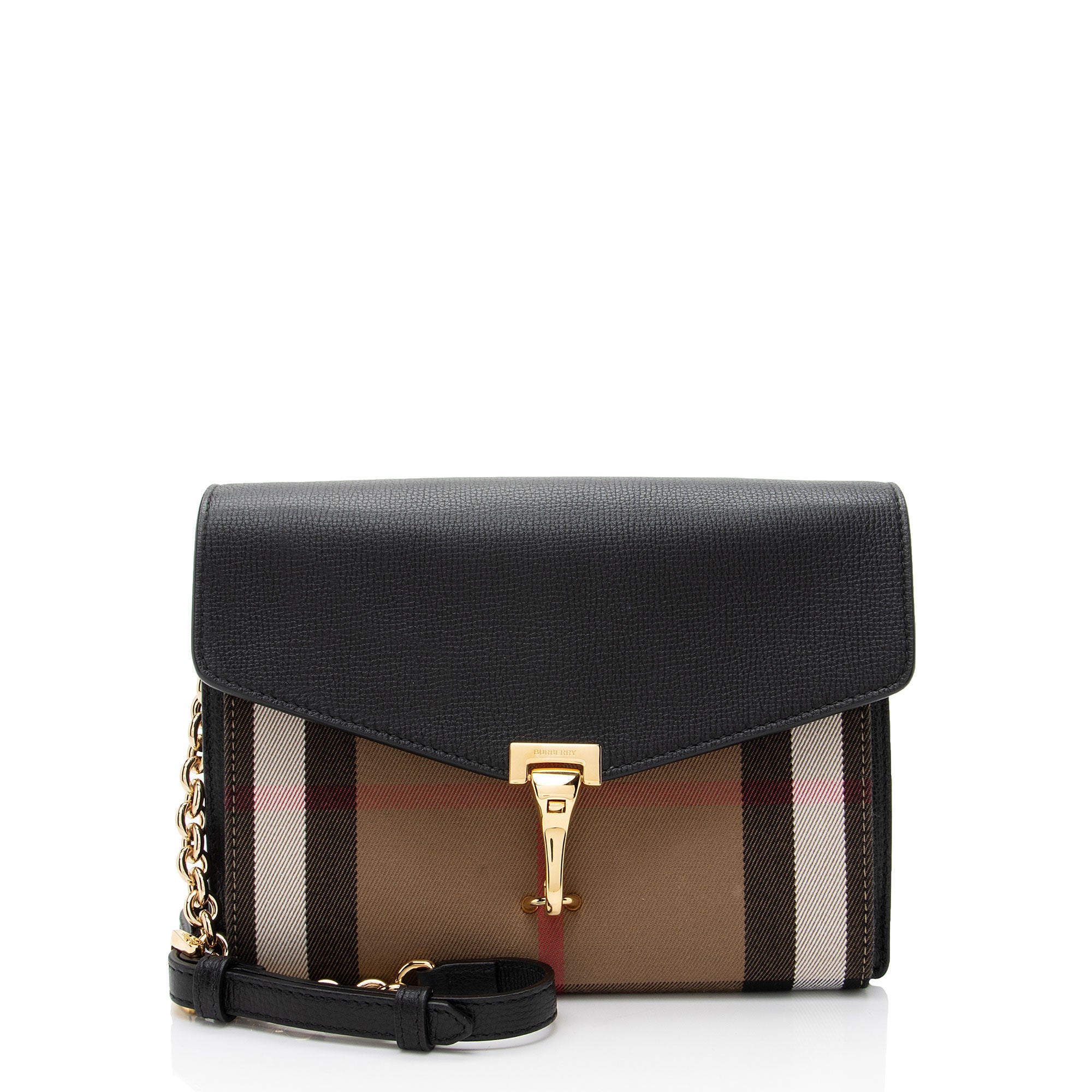 Burberry House Check Macken Chain Small Crossbody