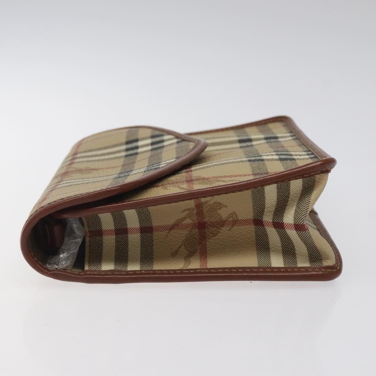 Burberry Nova Check Canvas Clutch Bag (Pre-Owned)