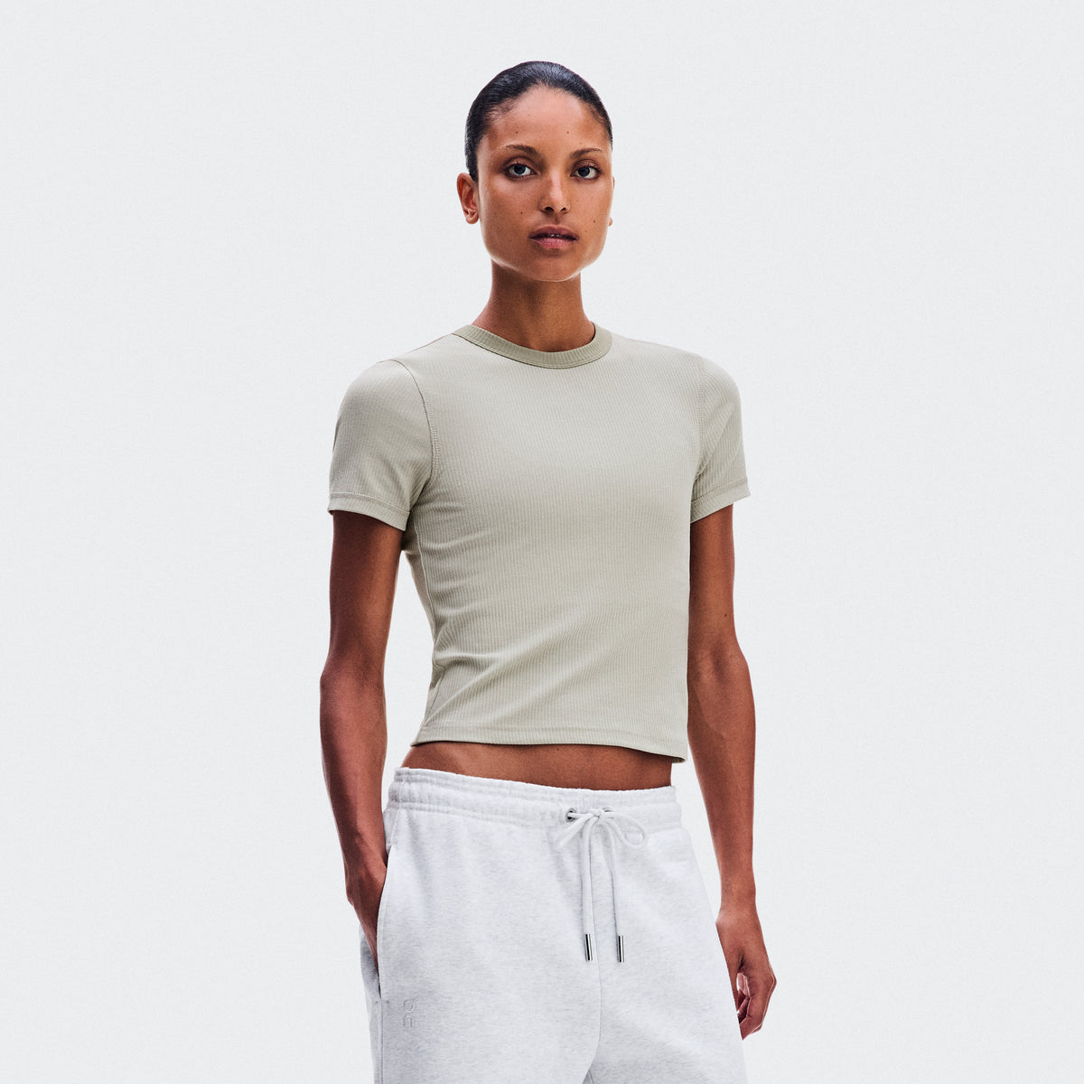 All-Day Ribbed T-Shirt - Womens