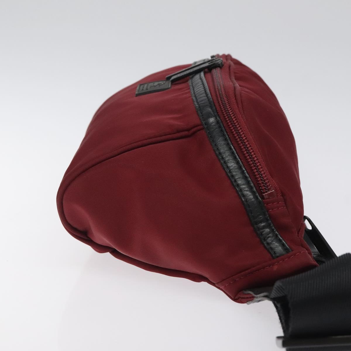 Burberry Label Nylon Shoulder Bag (Pre-Owned)
