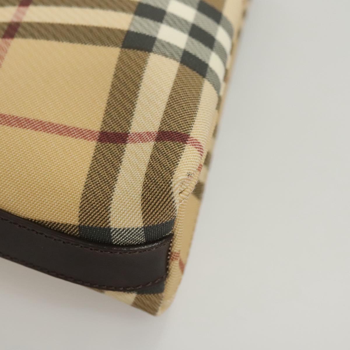 Burberry Nova Check Canvas Shoulder Bag (Pre-Owned)