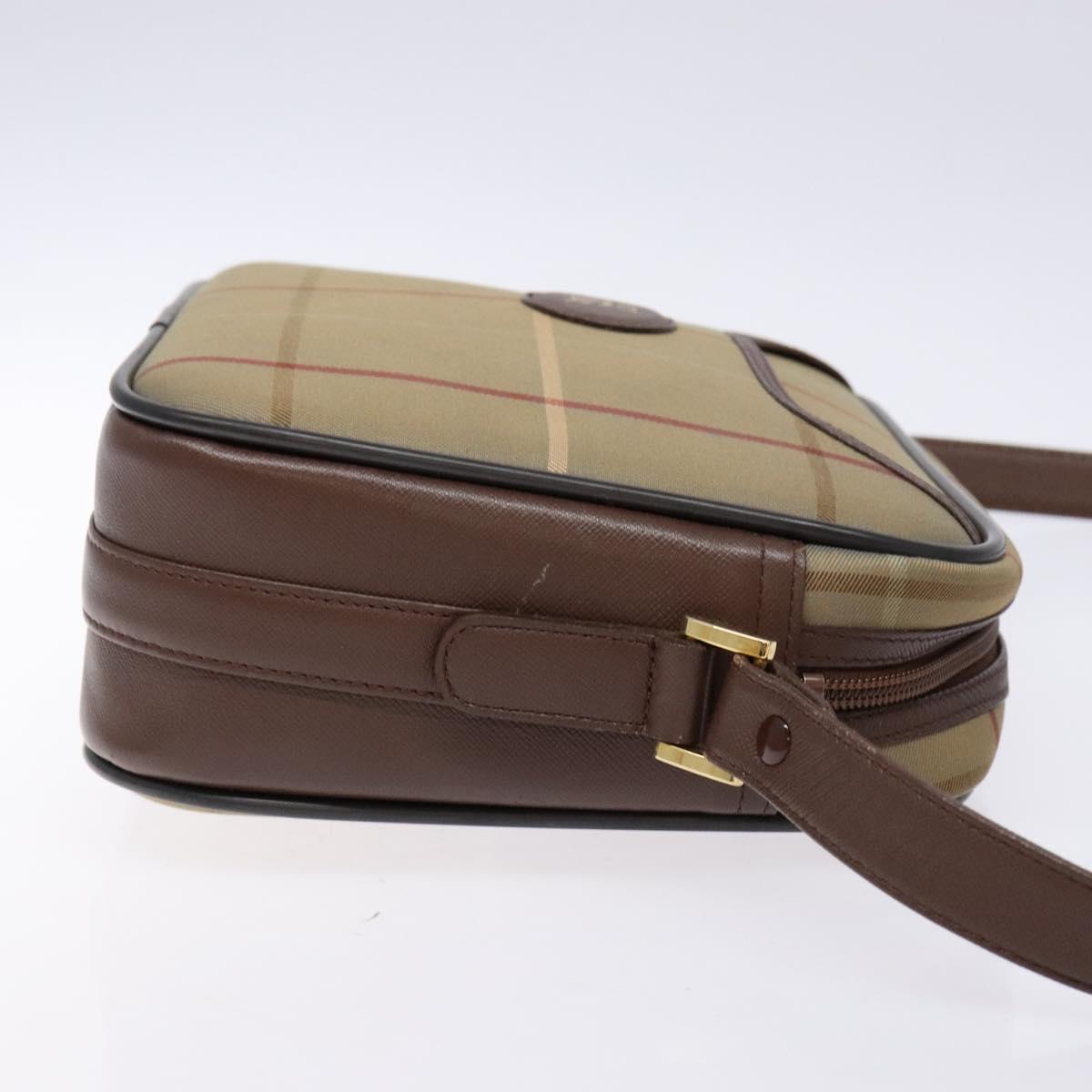 Burberry Nova Check Canvas Shoulder Bag (Pre-Owned)