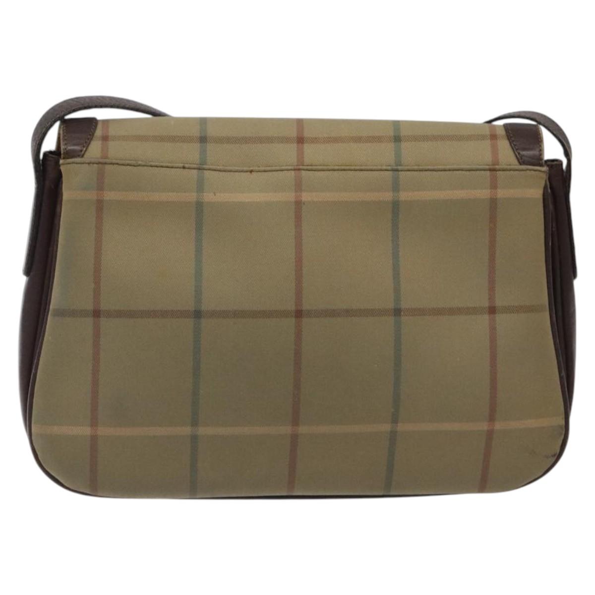 Burberry Canvas Shoulder Bag (Pre-Owned)