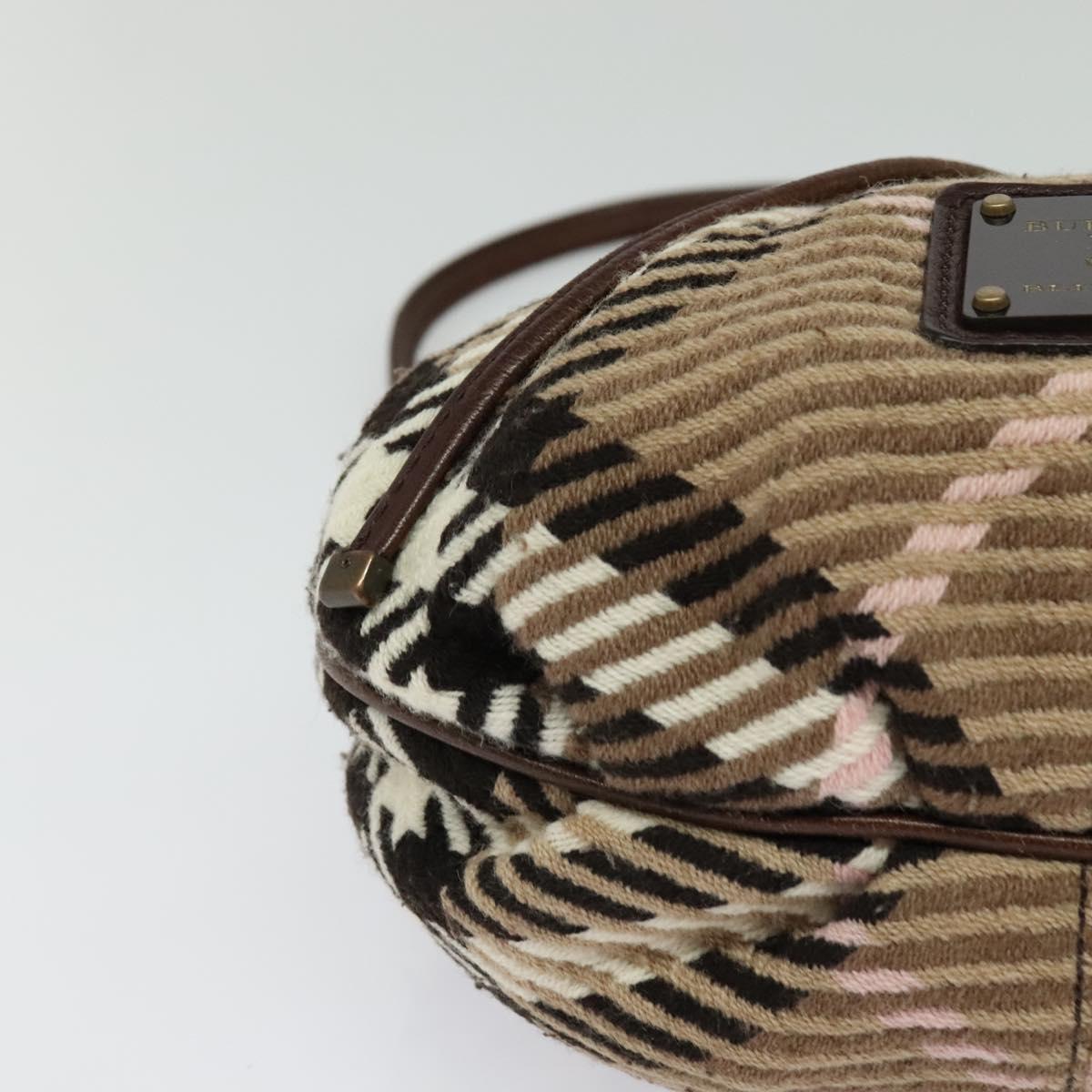 Burberry blue Label Wool Shoulder Bag (Pre-Owned)