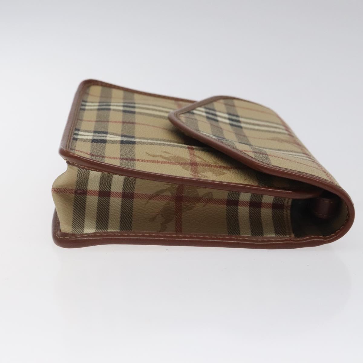 Burberry Nova Check Canvas Clutch Bag (Pre-Owned)