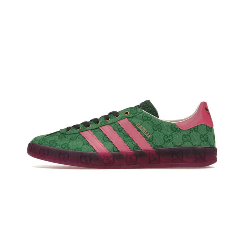 Adidas x Gucci Gazelle Green GG Monogram (W) - Main Image