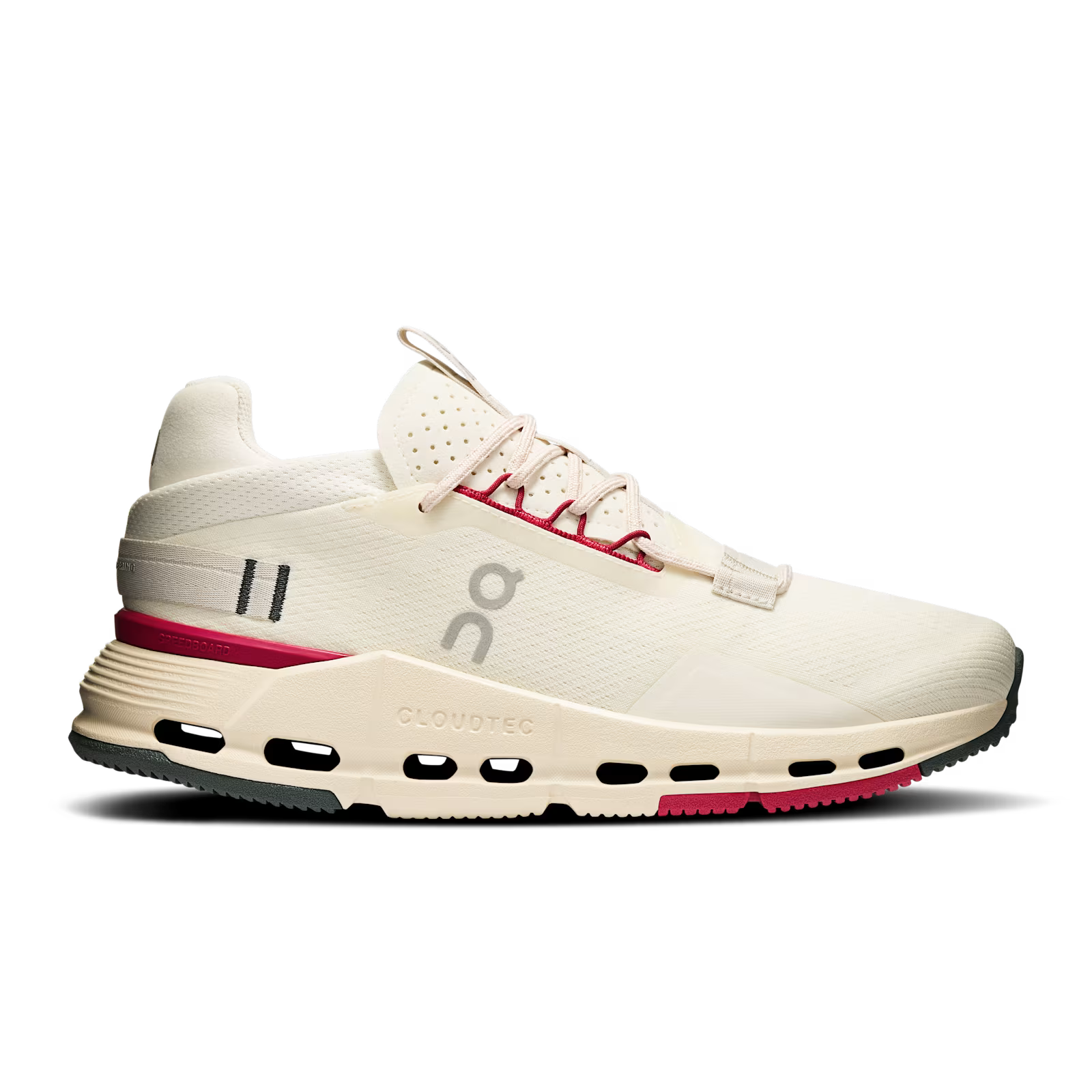 On Running Cloudnova 2 Ivory Grenadine (W)