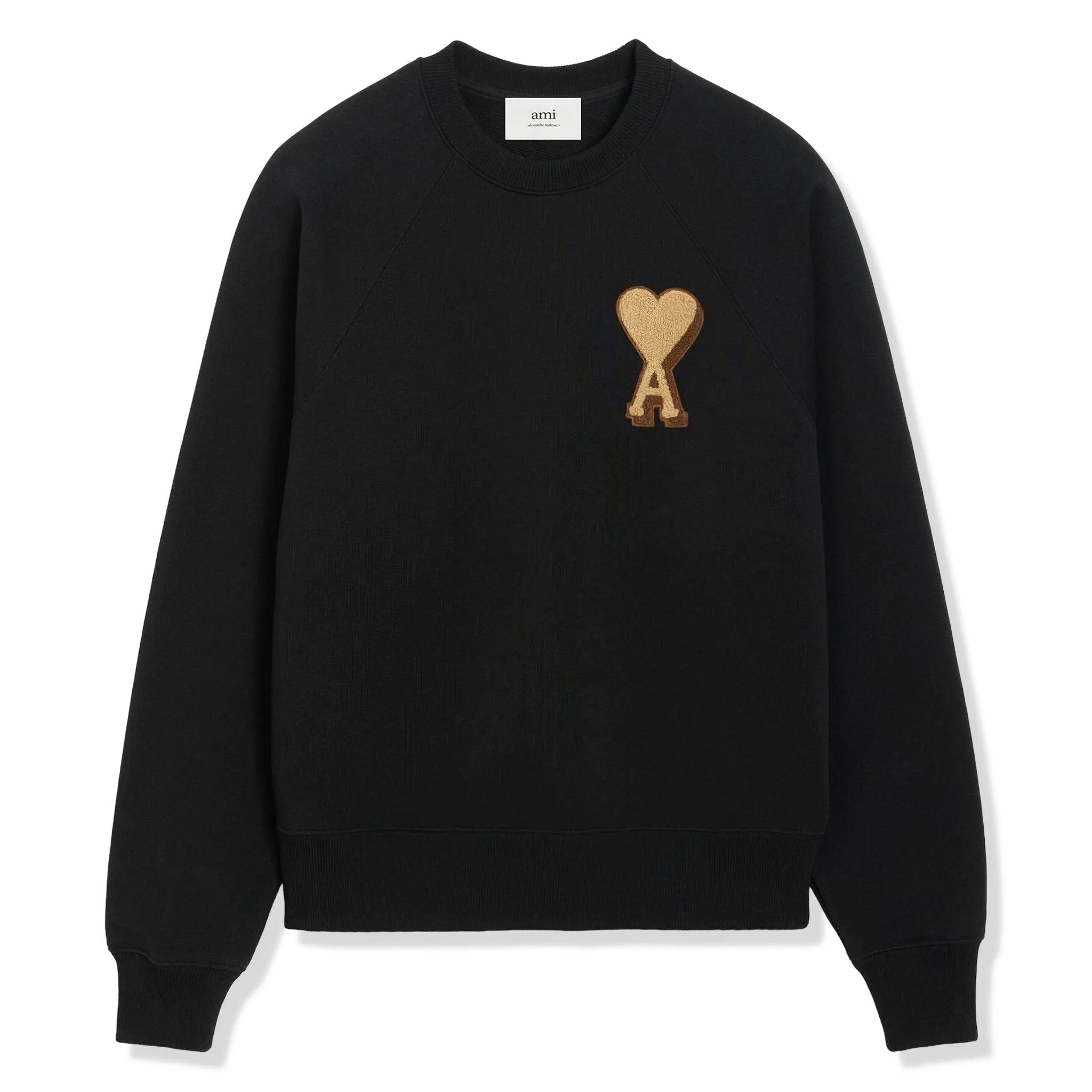Ami Paris Ami De Coeur Black Sweatshirt