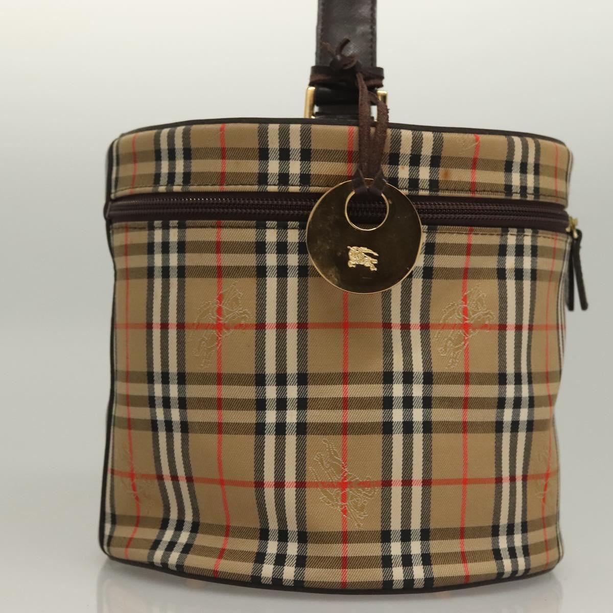 Burberry Nova Check Canvas Handbag (Pre-Owned)