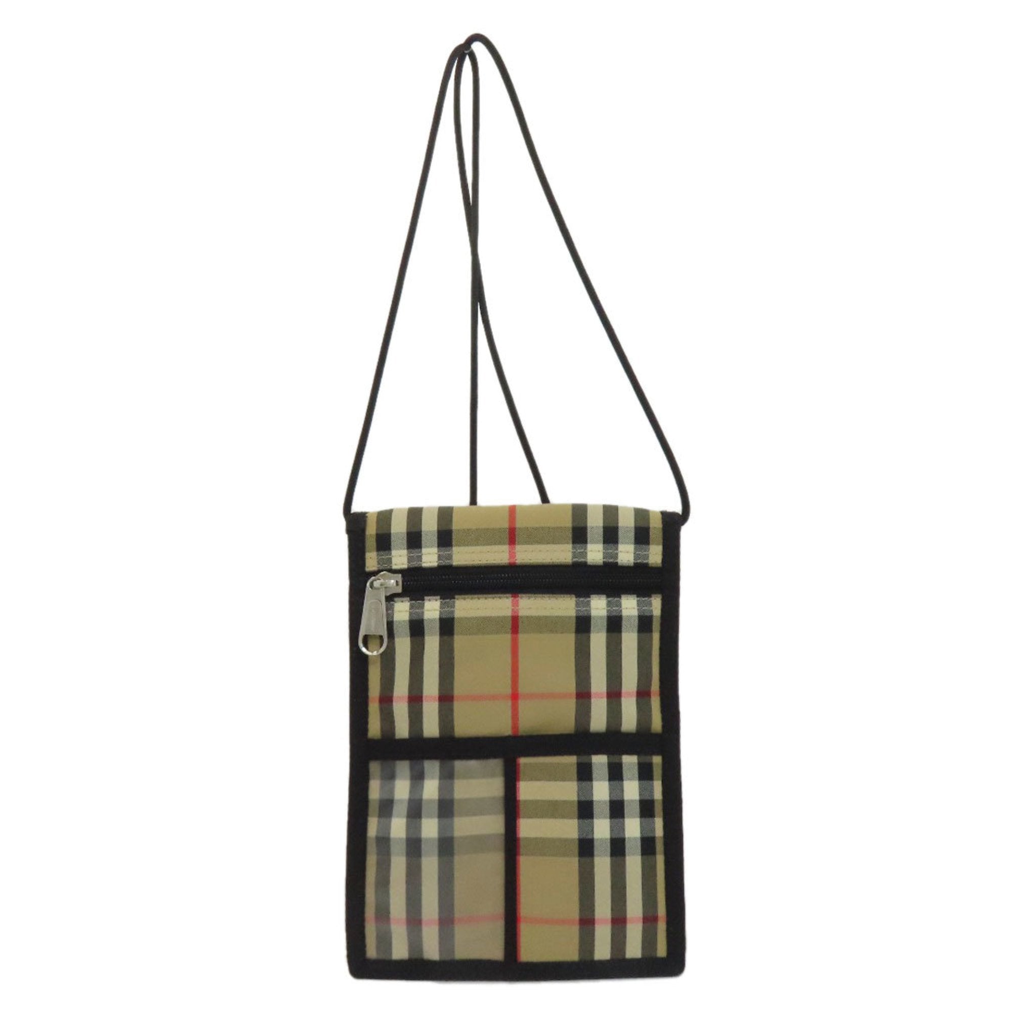 Burberry Canvas Shoulder Bag (Pre-Owned)