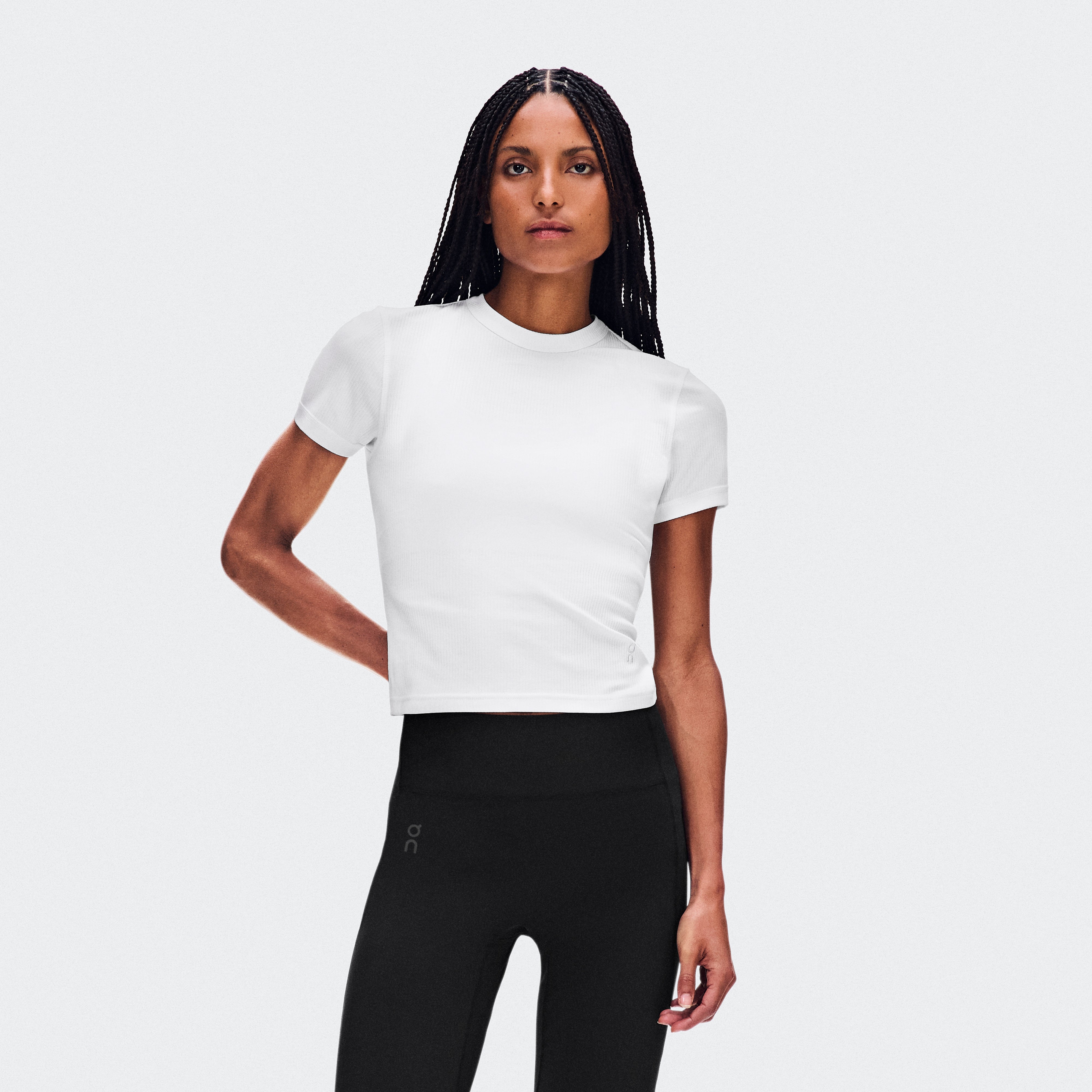 All-Day Ribbed T-Shirt - Womens