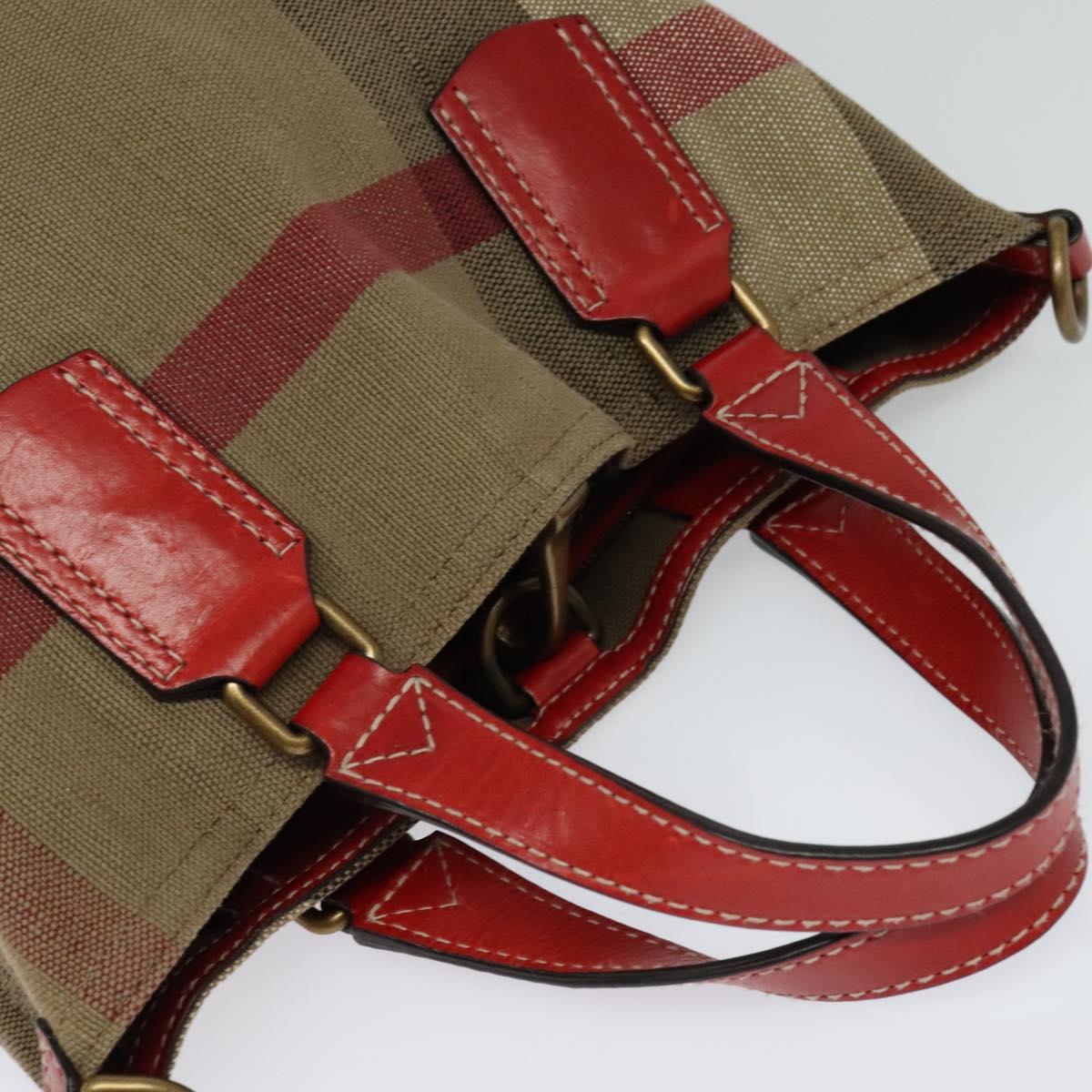 Burberry Ashby Canvas Tote Bag (Pre-Owned)