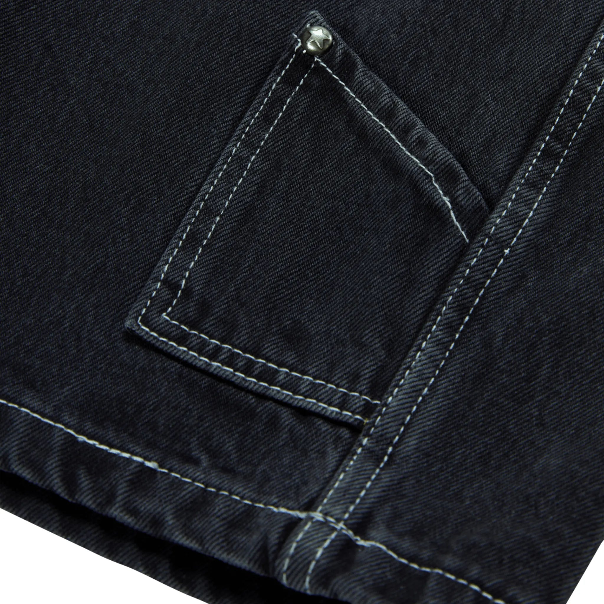 Broken Planet Denim Washed Black Shorts