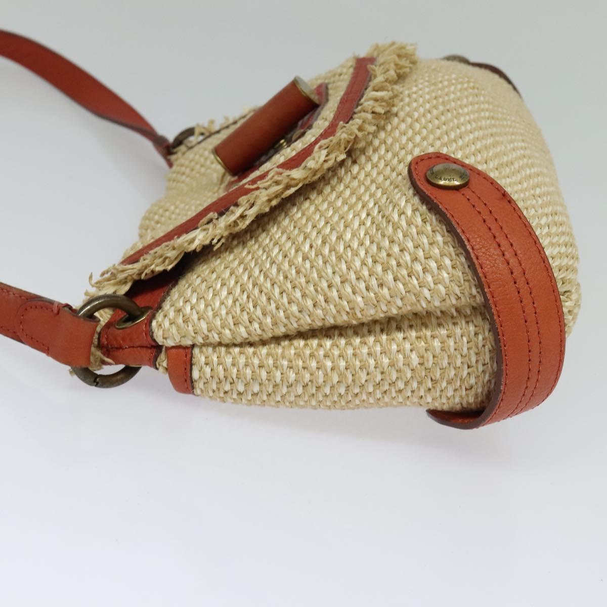 Burberry blue Label Wicker Shoulder Bag (Pre-Owned)