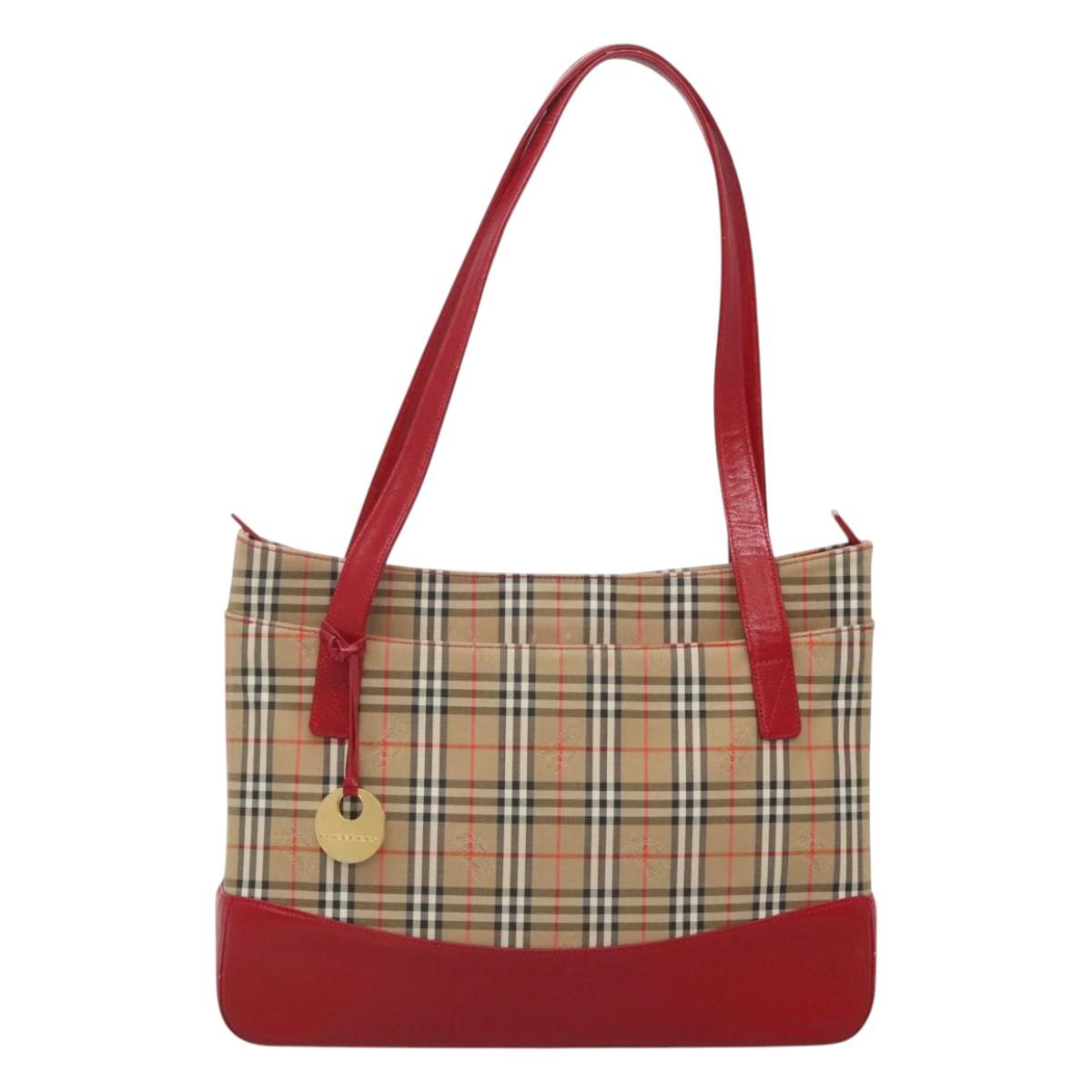 Burberry Nova Check Canvas Tote Bag (Pre-Owned)