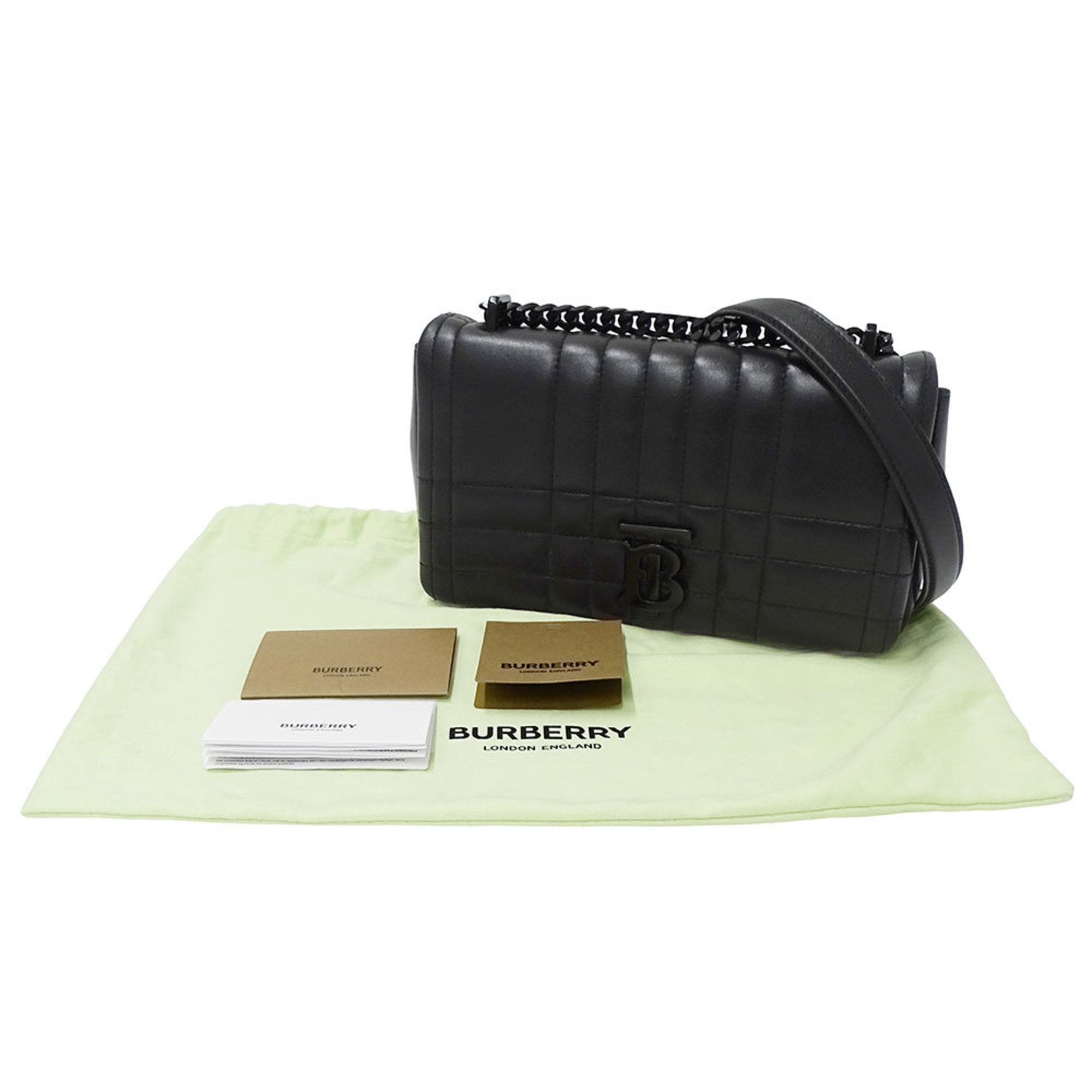 Burberry Leather Shoulder Bag (Pre-Owned)