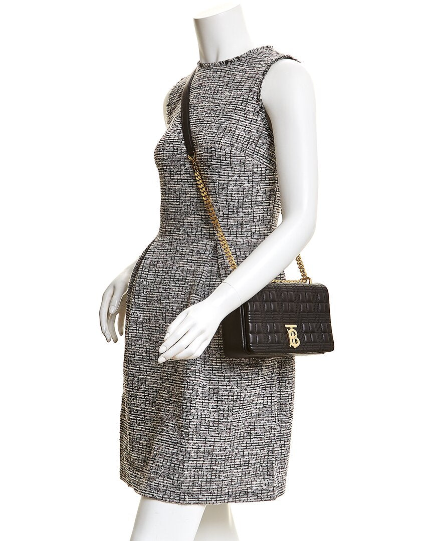 Burberry TB Small Quilted Leather Shoulder Bag