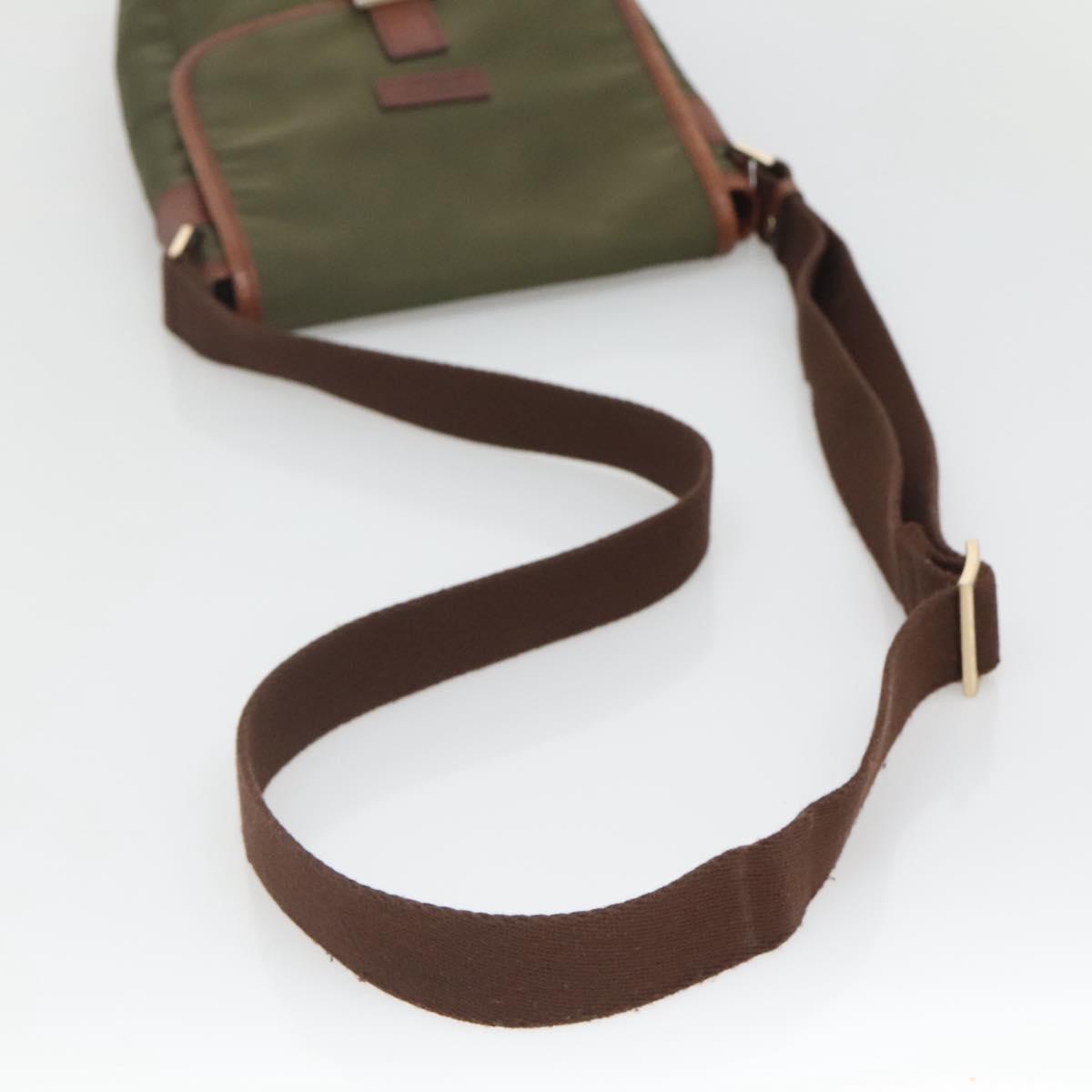Burberry Label Nylon Shoulder Bag (Pre-Owned)