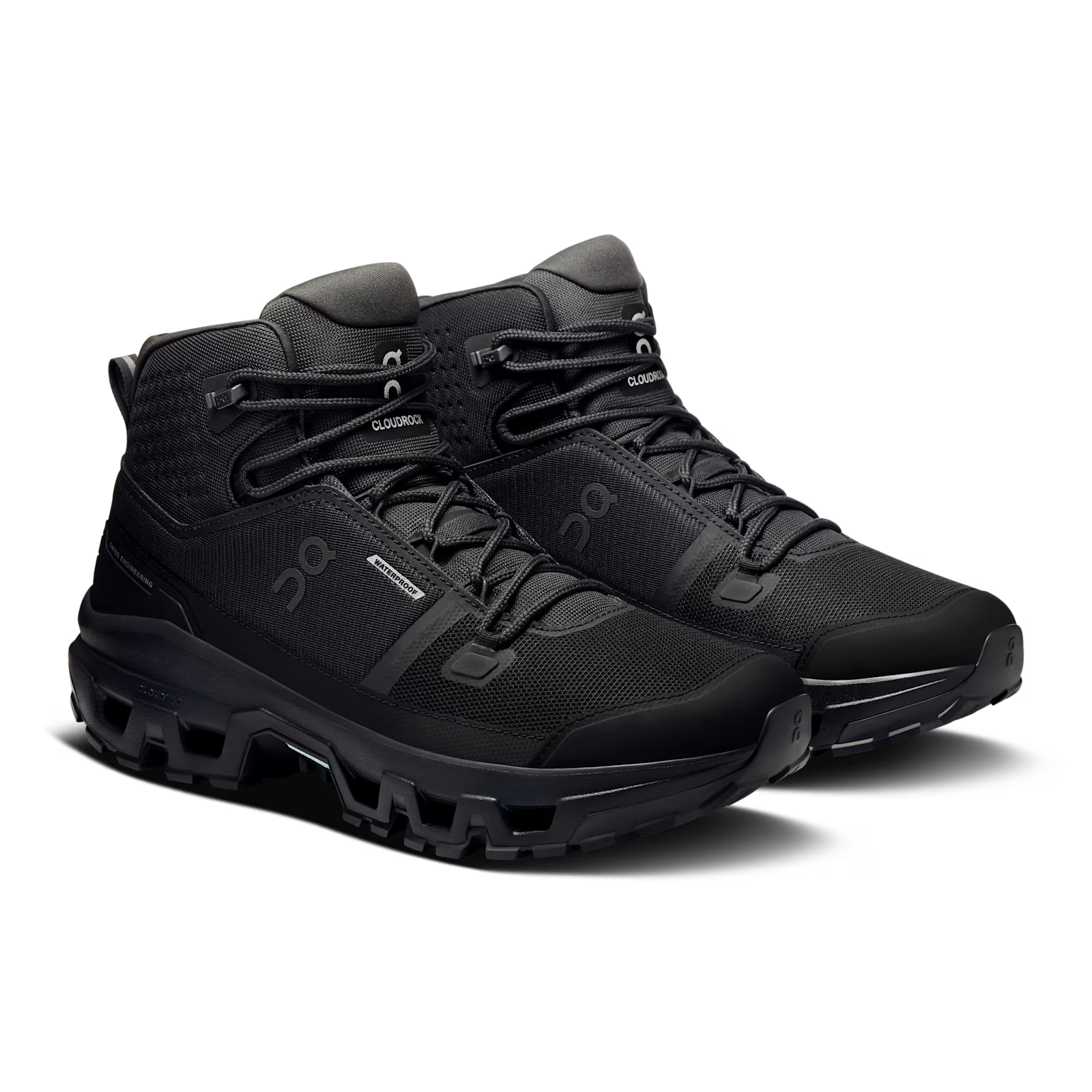 On Running Cloudrock Mid Waterproof Black